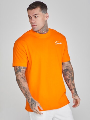 Maglietta di SikSilk in arancione: frontale