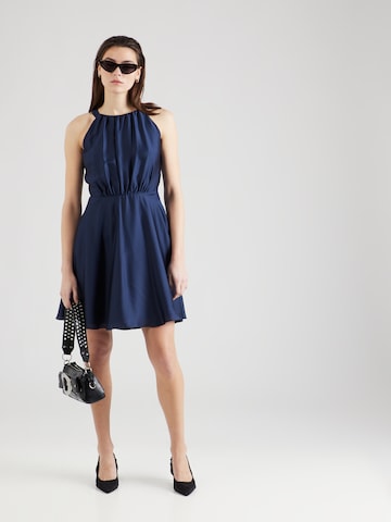 Robe de cocktail SWING en bleu