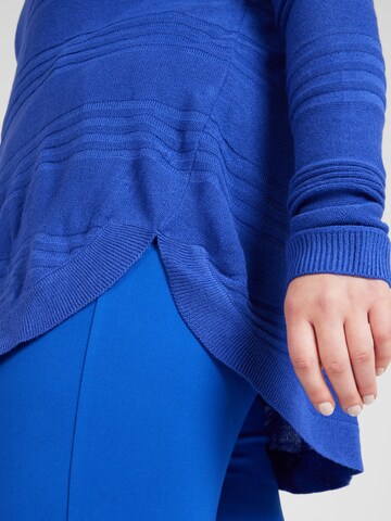 ONLY Carmakoma - Pullover 'NEWAIRPLAIN' em azul