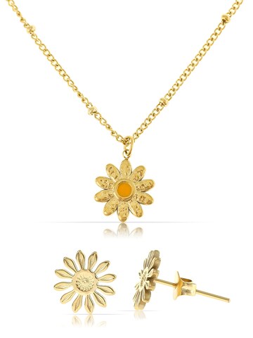 Made by Nami Necklace 'Blume' in Gold: front