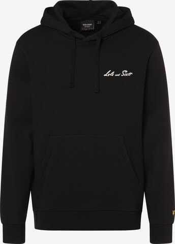 Lyle & Scott Sweatshirt in Schwarz: predná strana