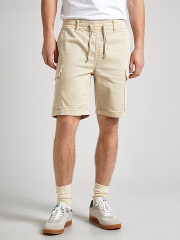 Regular Pantalon cargo 'GYMDIGO' Pepe Jeans en beige : devant