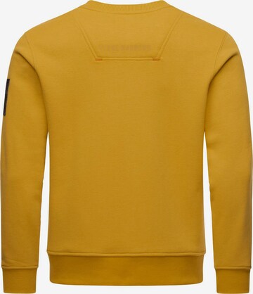 STONE HARBOUR Sweatshirt 'Boo Brock' in Yellow