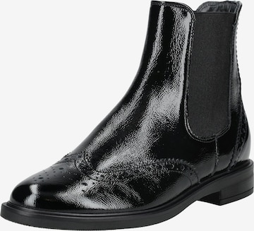 Paul Green Chelsea boots 'Star' in Zwart: voorkant