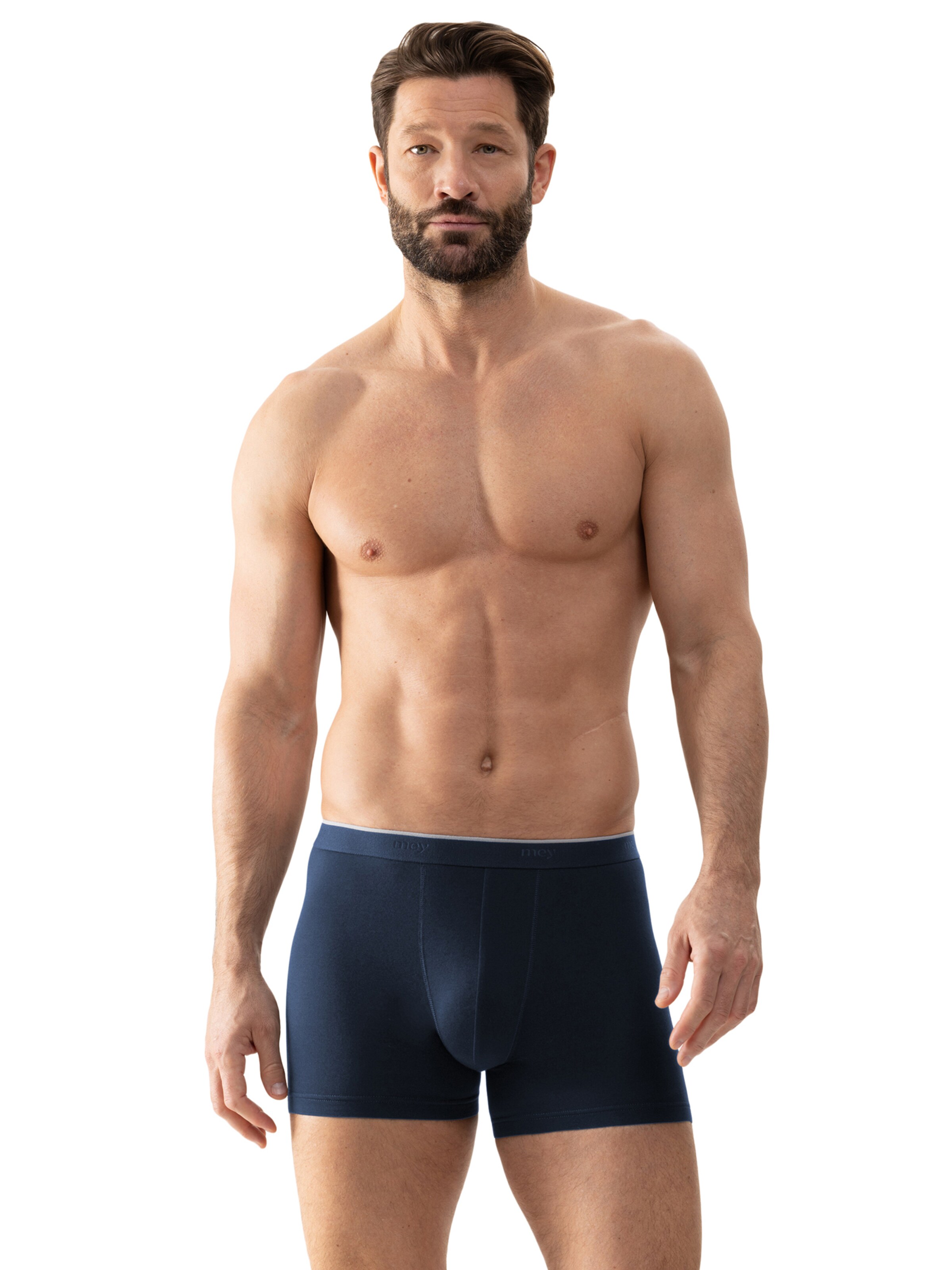 Boxers Mey en bleu : devant