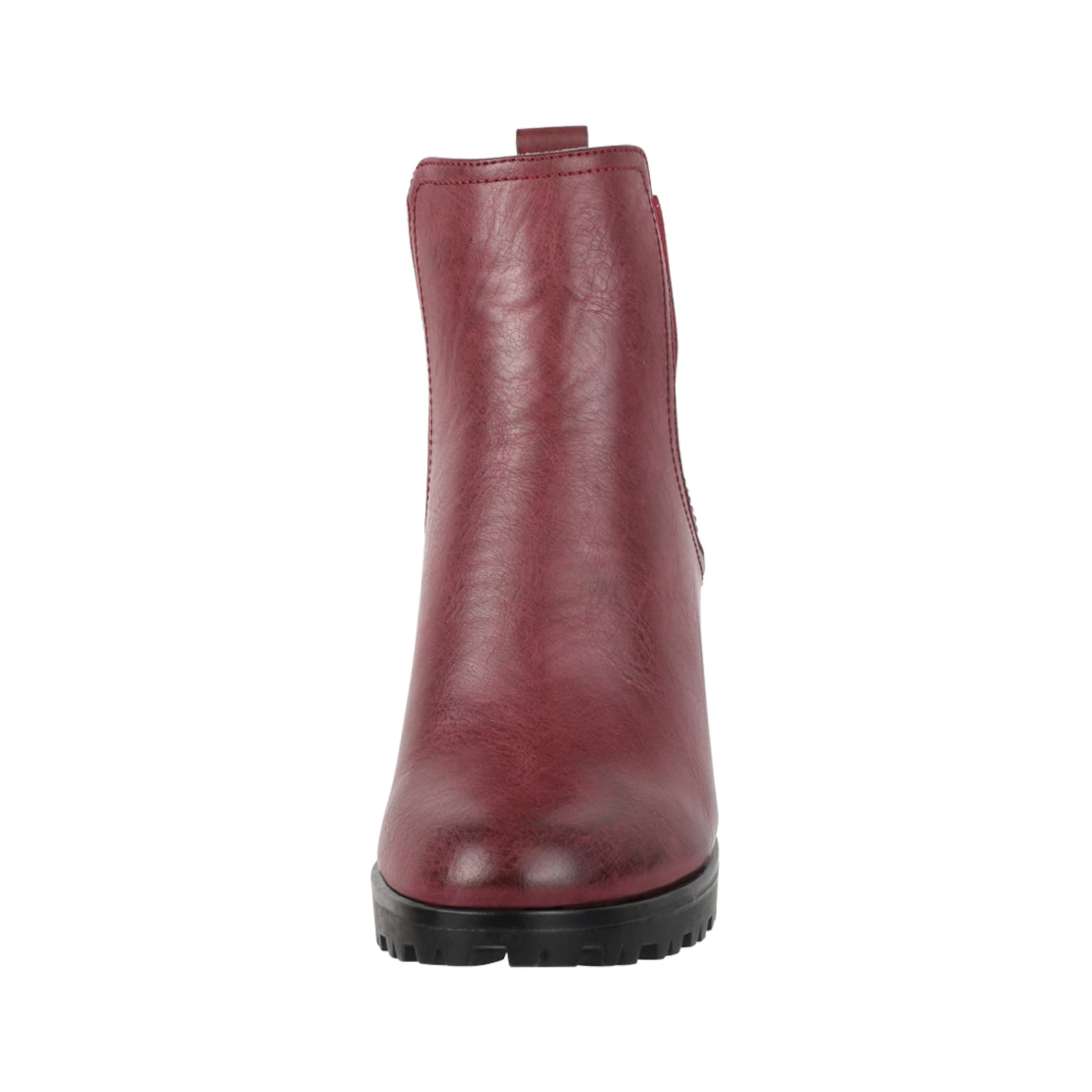 Elara Ankelstøvler i rød