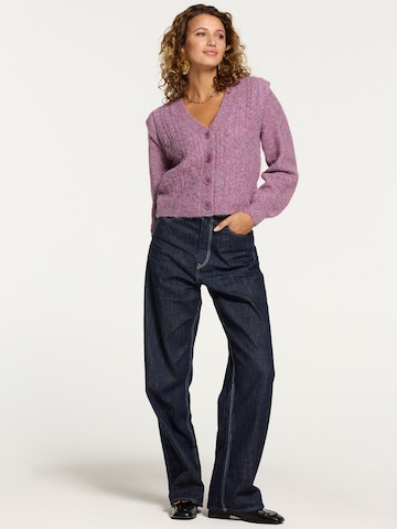 Shiwi Knit Cardigan in Purple
