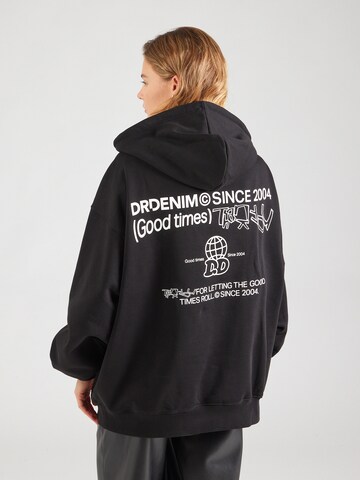 Sweat-shirt 'Siri' Dr. Denim en noir : devant