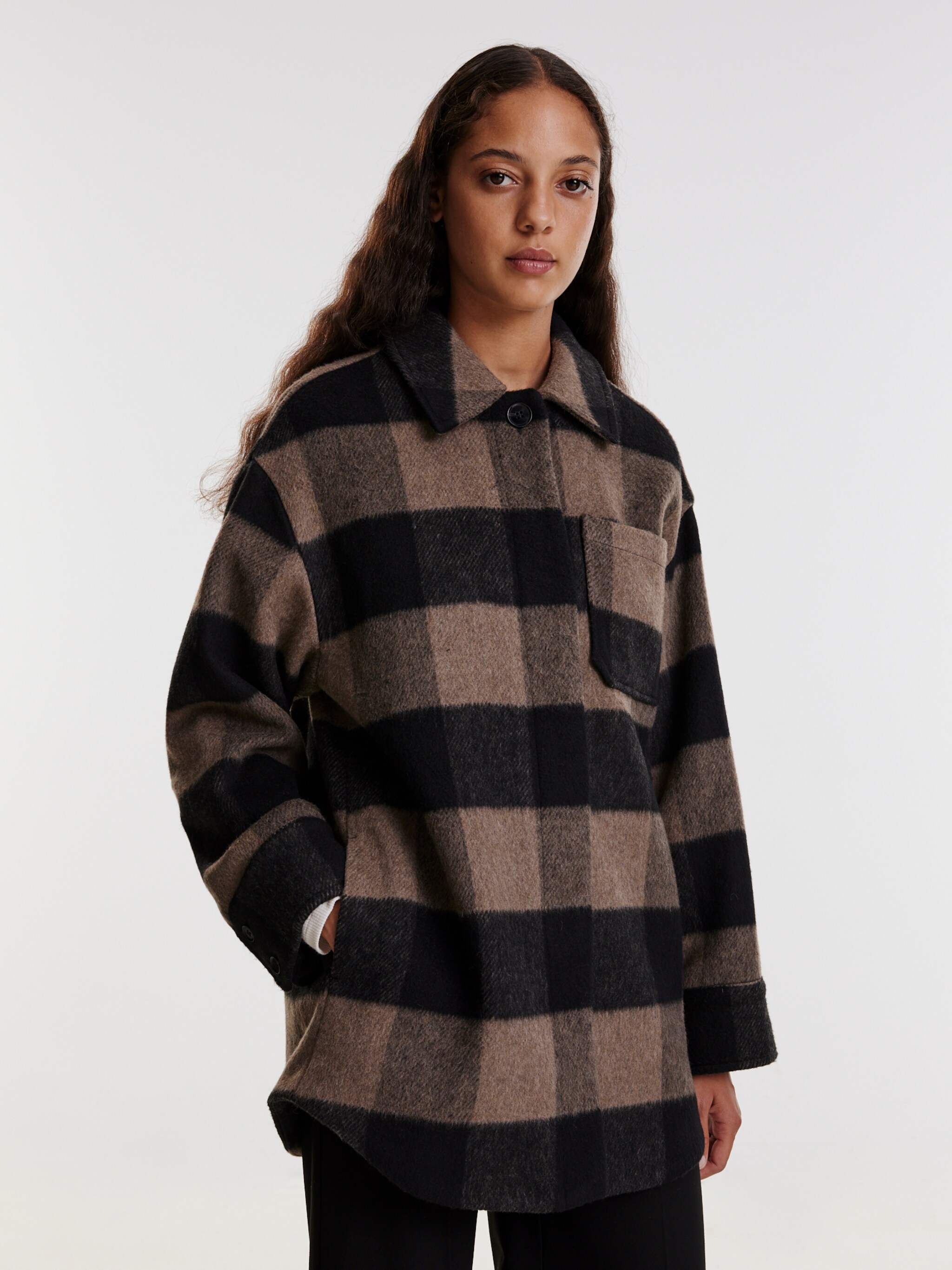 EDITED Produkte Jacke 'Leinani' braun