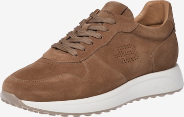 Baskets basses BALDININI en marron : devant