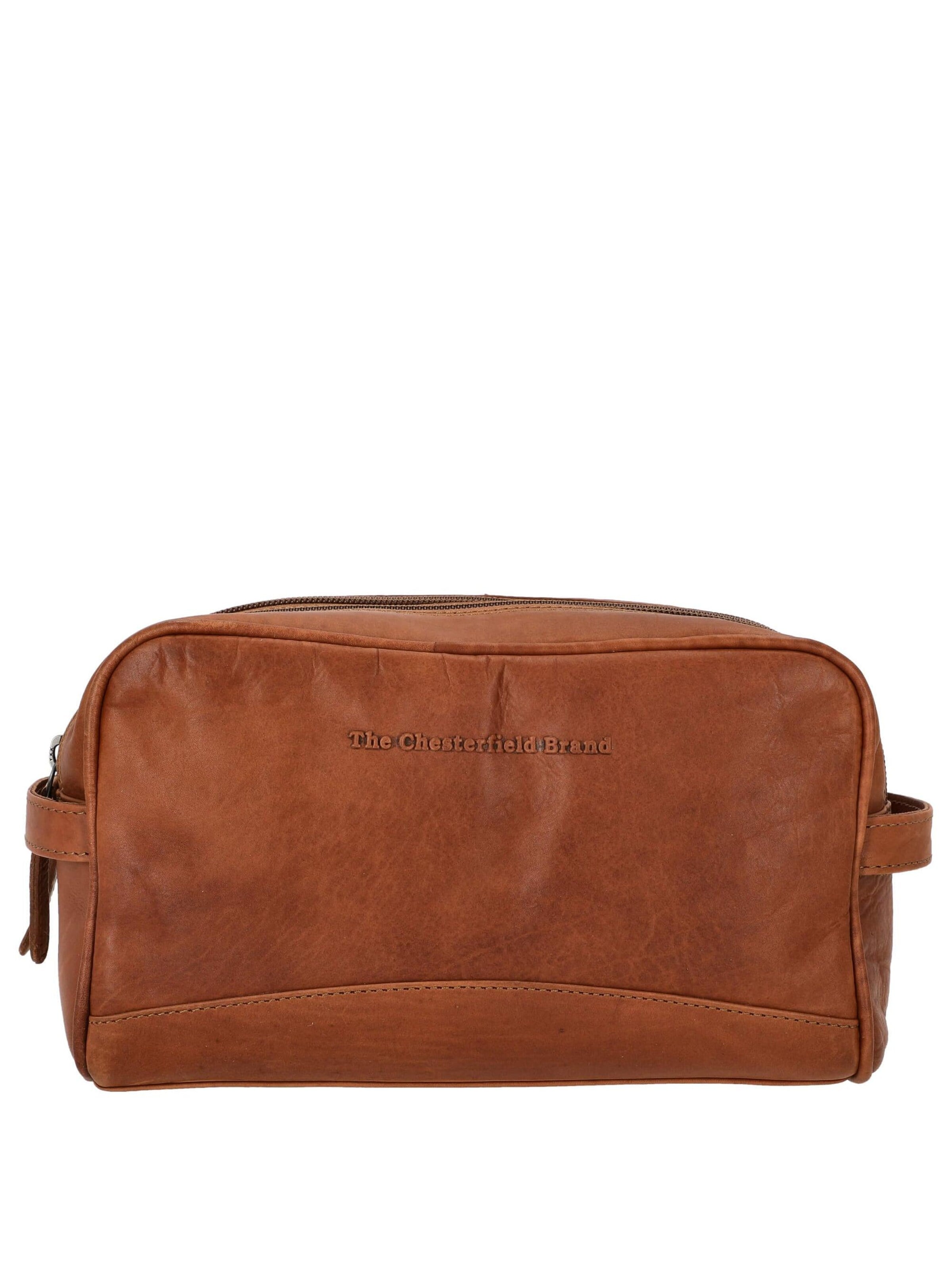 The Chesterfield Brand Kulturtasche 'Stacey'‌‌‌‌‌‌‌‌‌‌ in Braun: Vorderseite