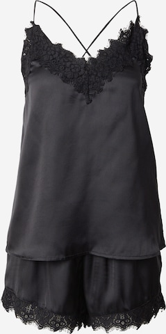 PIECES Pyjama värissä musta: etupuoli