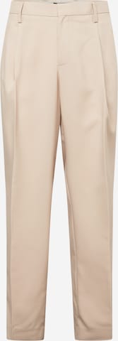 Loosefit Pantalon à plis 'BILL DAYTON' JACK & JONES en gris : devant