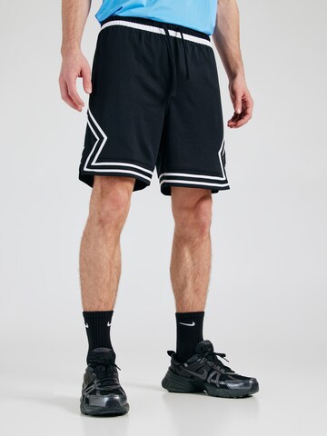 Jordan Regular Sports trousers in Black: front