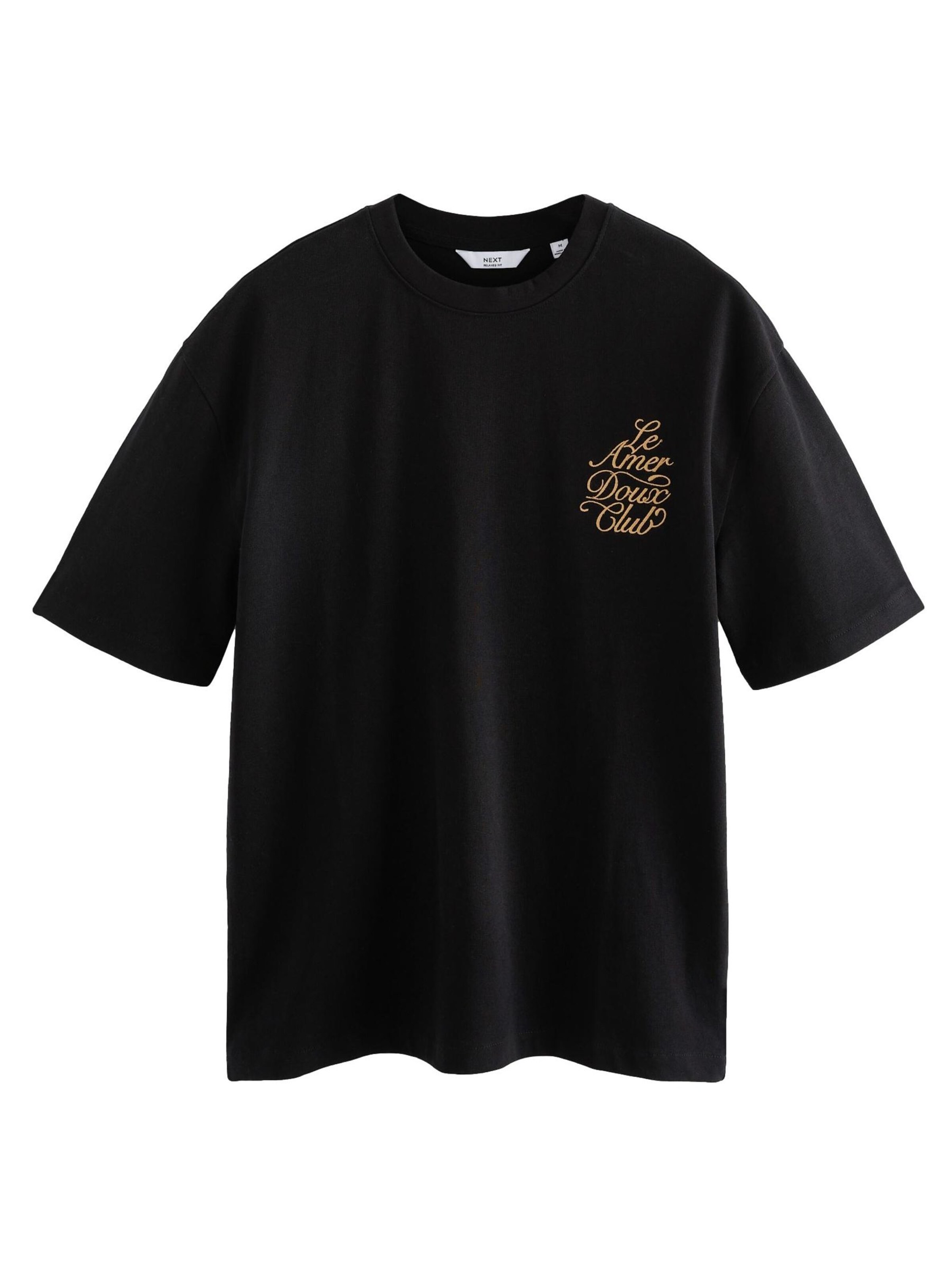 Next Shirt in Schwarz: Vorderseite