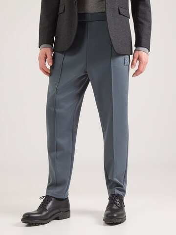 Regular Pantalon à plis Calvin Klein en bleu : devant