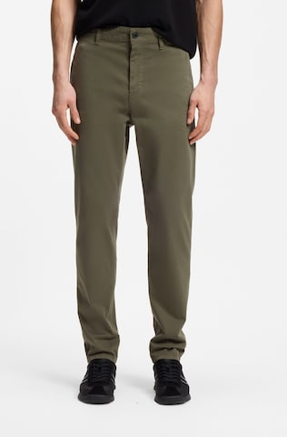 BOSS Tapered Hose in Grün: Vorderseite