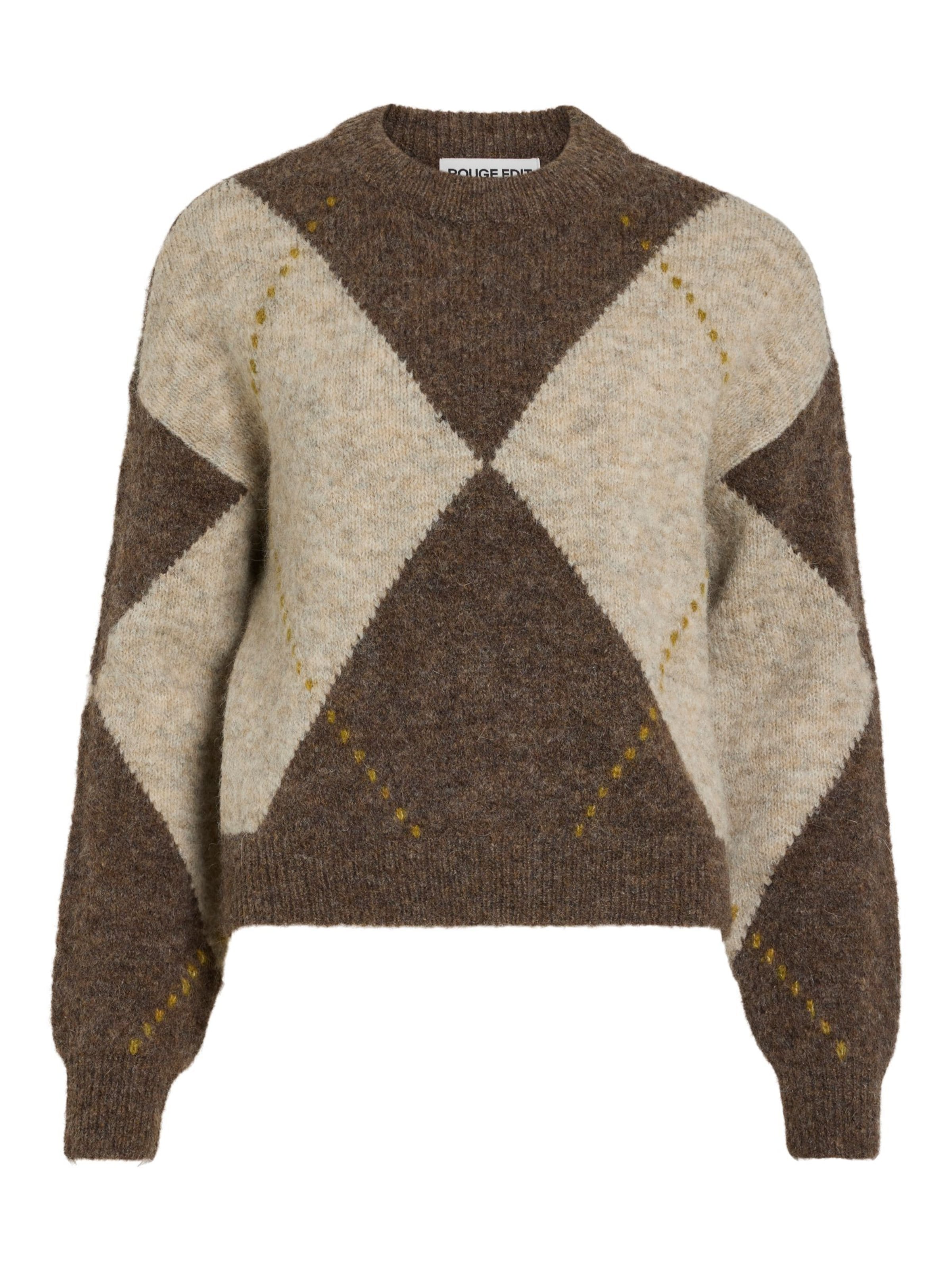 ROUGE EDIT - Jersey en marrón: frente