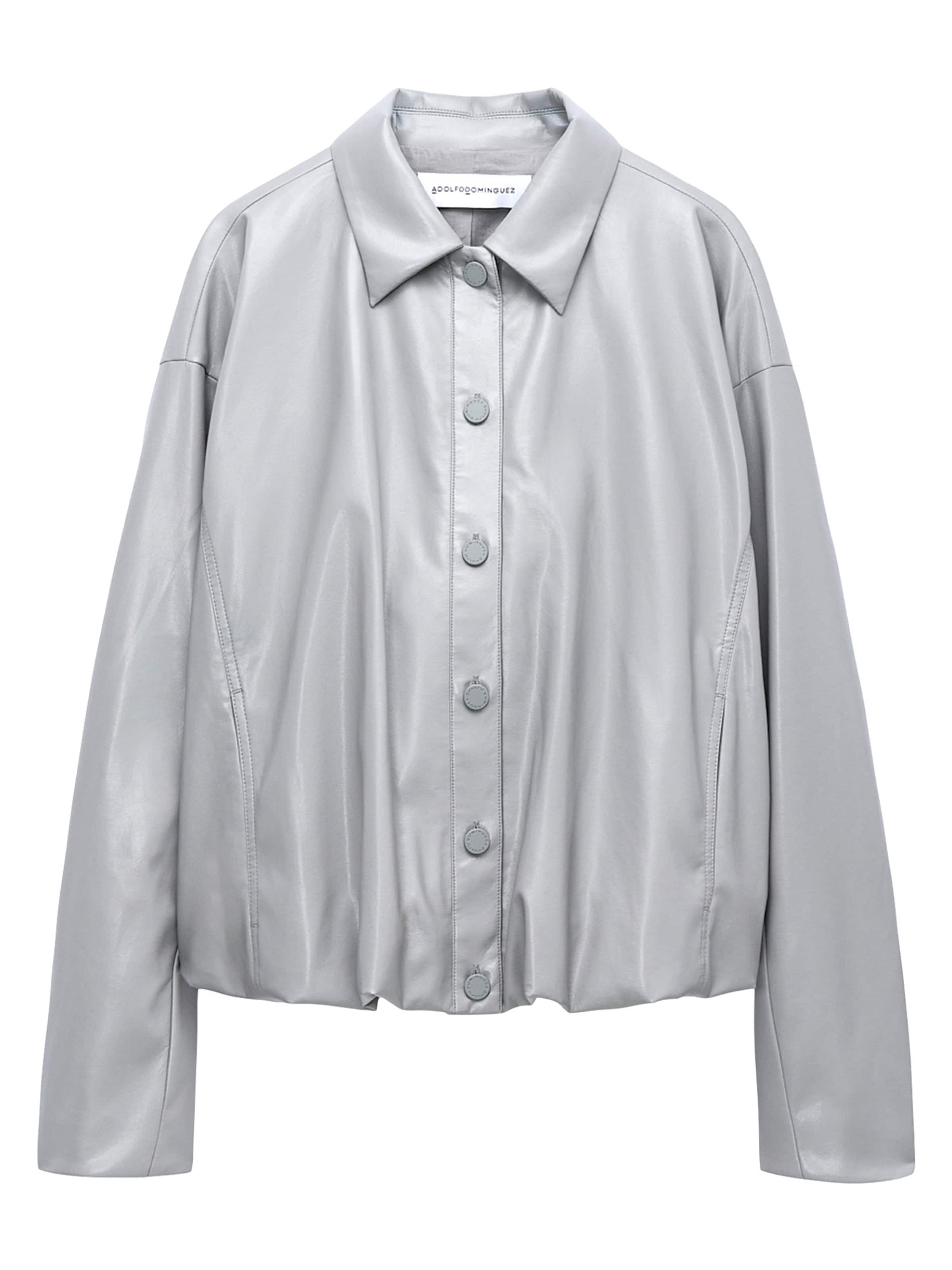 Adolfo Dominguez - Chaqueta de entretiempo en gris: frente