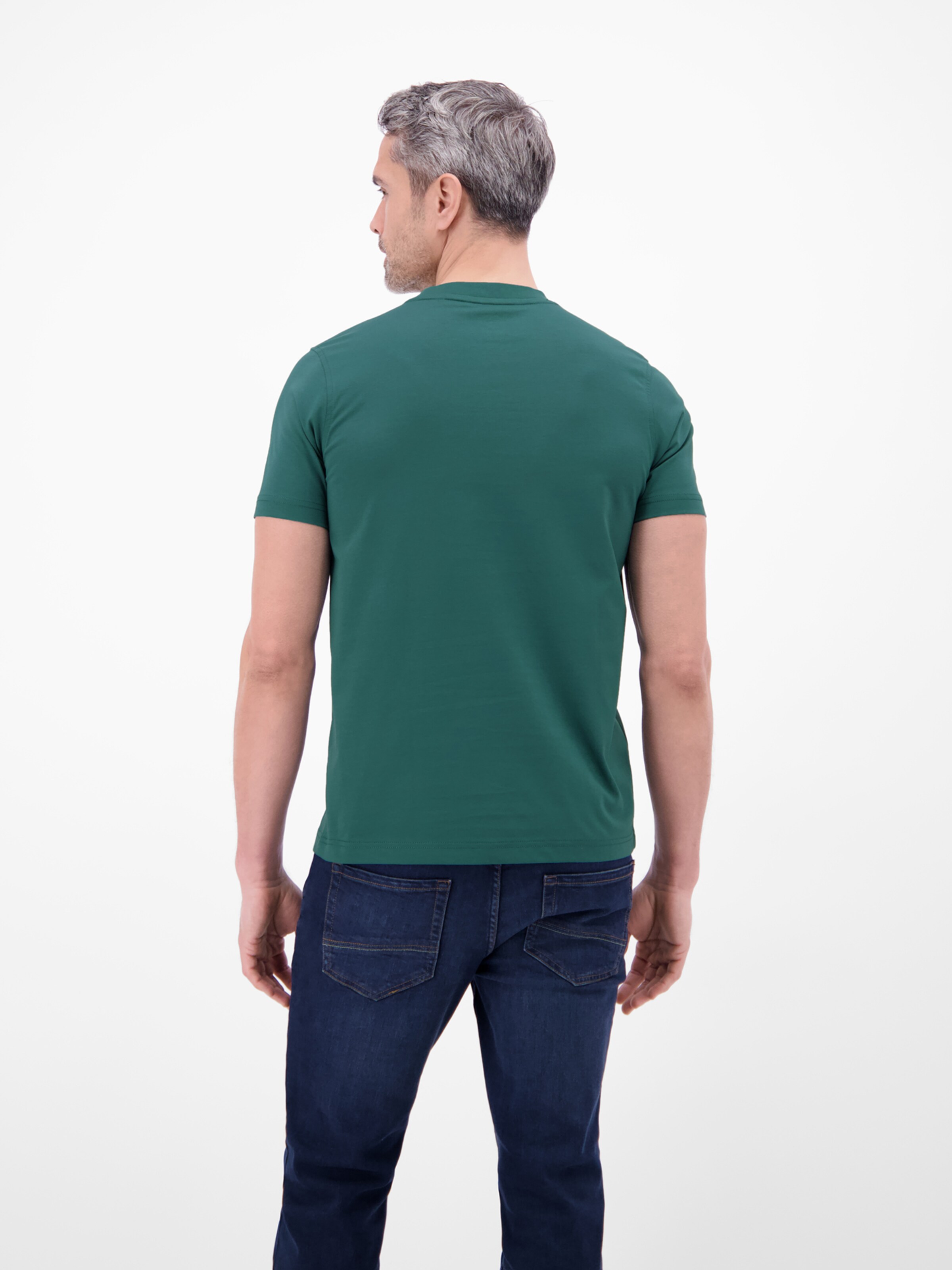 LERROS Shirt in Groen: voorkant