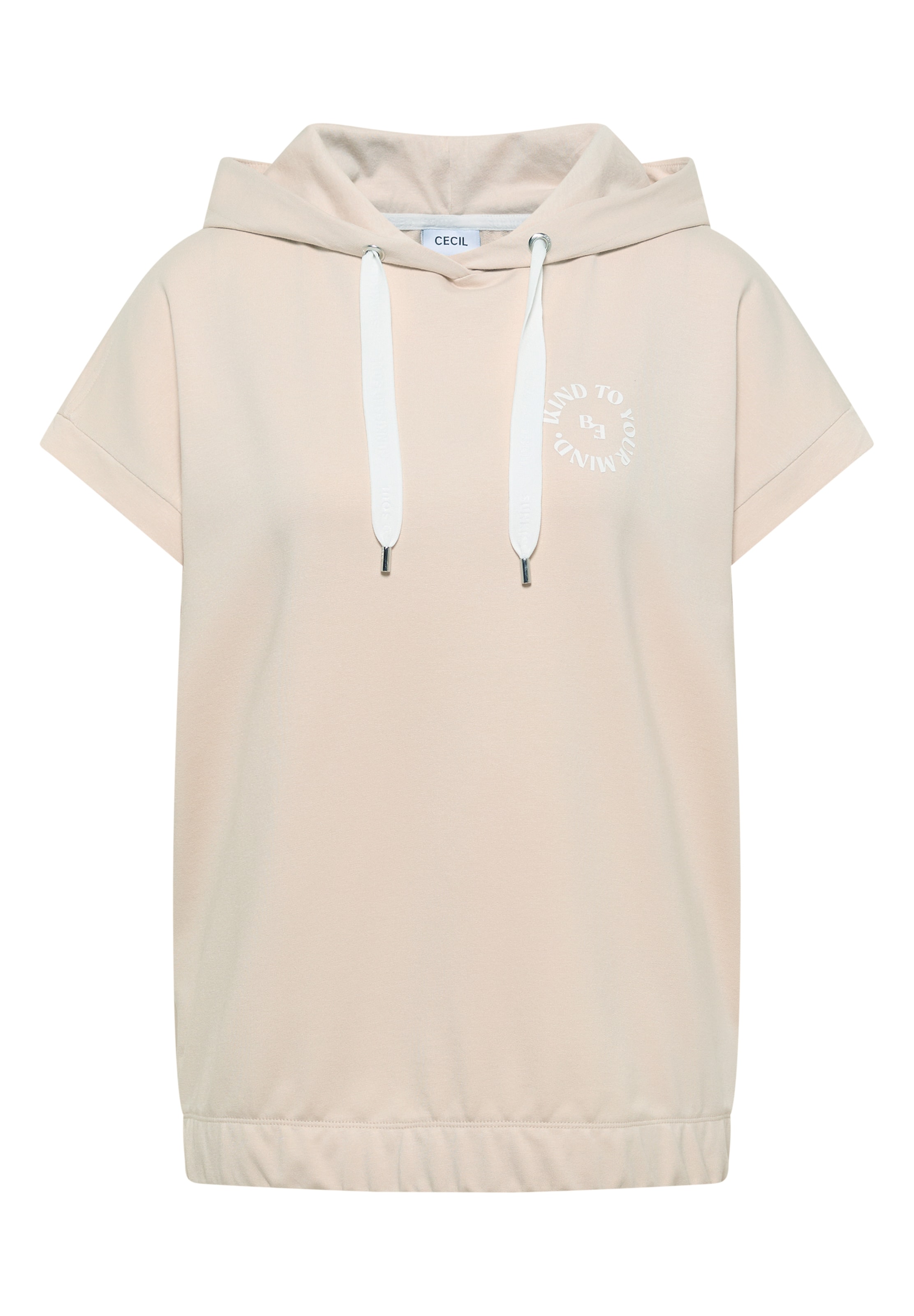 CECIL Sweatshirt in Beige: voorkant