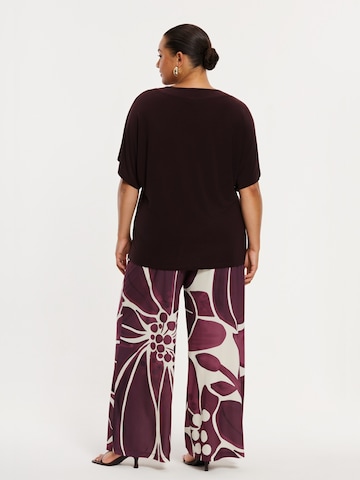 YOEK Slimfit Broek in Rood