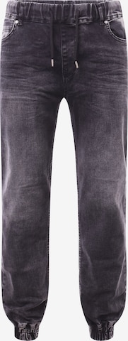 Reslad Jeans 'Jeans Denim Jogginghose' in Schwarz: Vorderseite