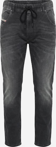 DIESEL - Calças de ganga '2030 D-KROOLEY JOGGJEANS Superstretch & Supersoft' em cinzento: frente