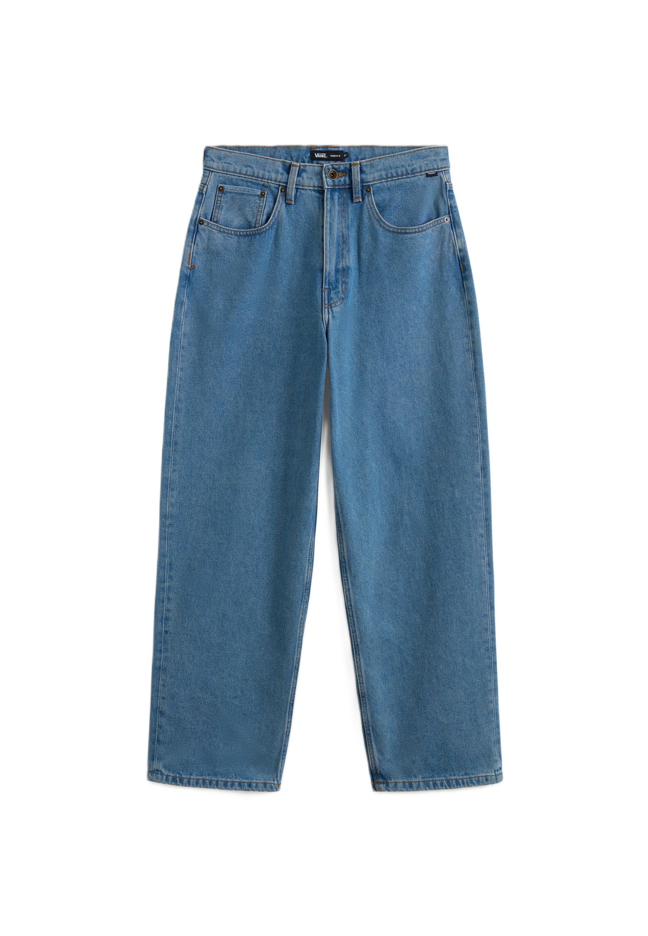 VANS Baggy Jeans in Blauw: voorkant