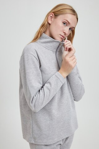 b.young Sweater 'BYTRUNA SWEAT' in Grey: front