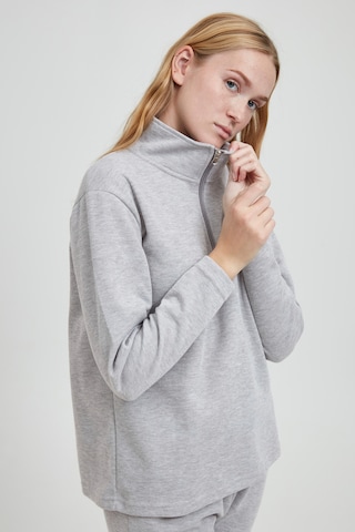 b.young Sweater 'BYTRUNA SWEAT' in Grey: front