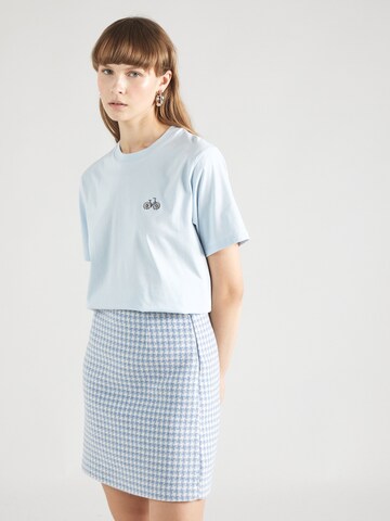 Iriedaily Shirt 'Daisycycle' in Blauw: voorkant