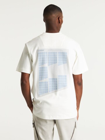 T-Shirt 'Flux' CHASIN' en blanc : devant