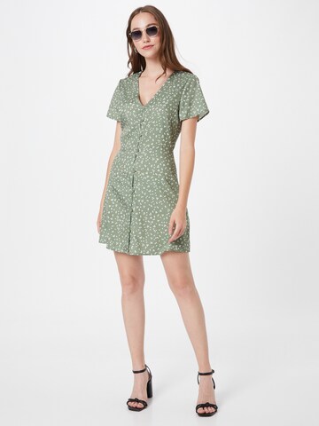 Rochie tip bluză de la Missguided pe verde