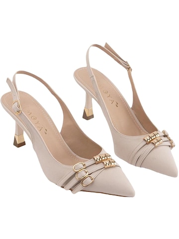 Limoya Slingpumps 'Rosig' in Beige