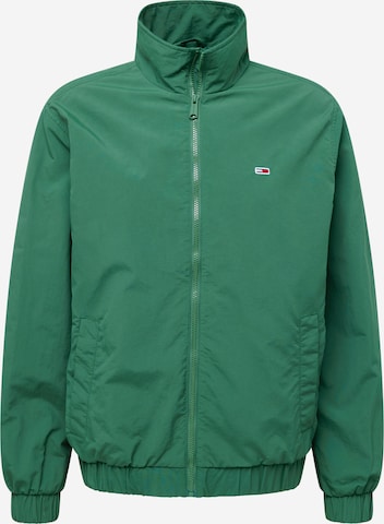 Tommy Jeans Between-season jacket 'ESSENTIAL' in Green: front