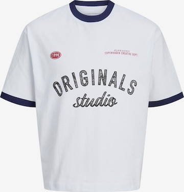 T-Shirt Jack & Jones Junior en blanc : devant