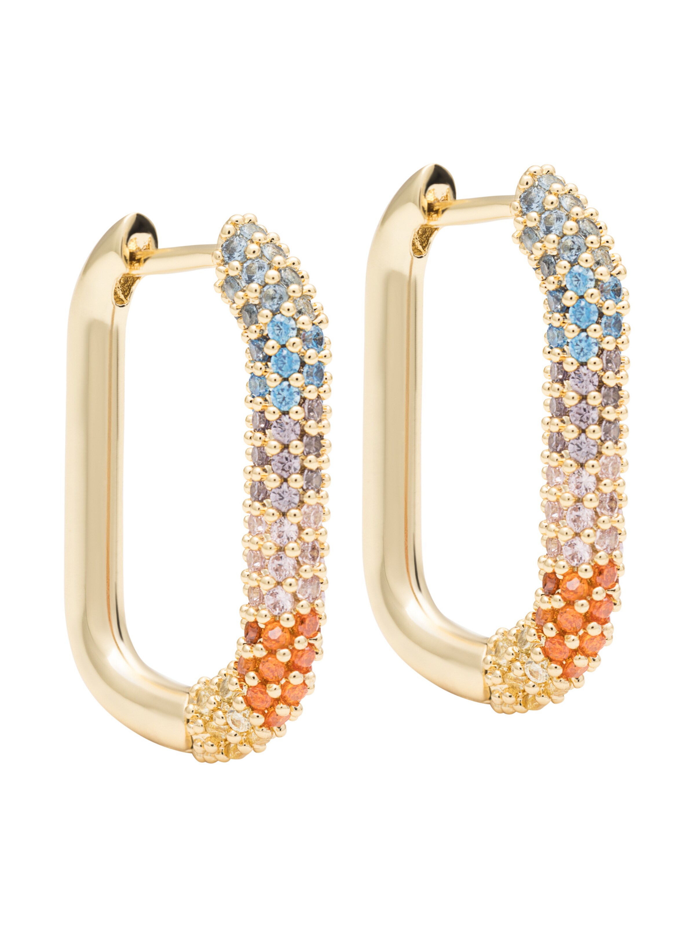 A&C Oslo – Nordic Design Jewellery Earrings 'Basic' in Gold: front