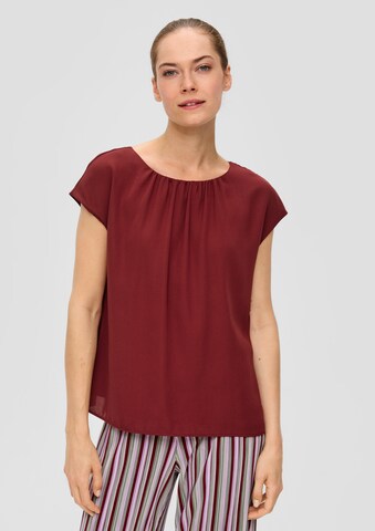 s.Oliver BLACK LABEL Bluse in Rot: Vorderseite