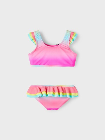 NAME IT Bralette Bikini 'MARA' in Pink