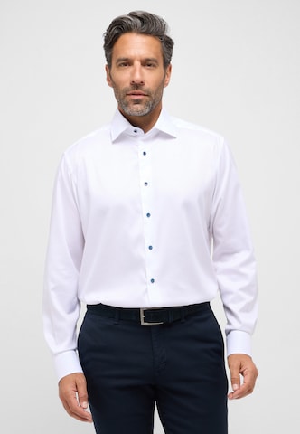 ETERNA Comfort fit Button Up Shirt in White: front