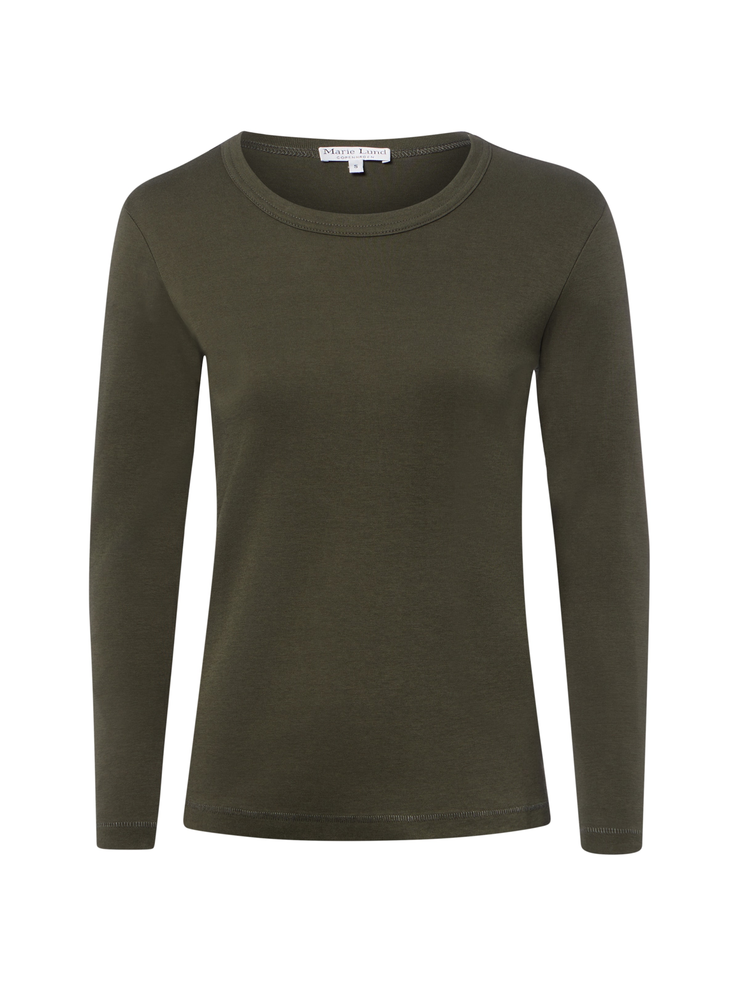 Marie Lund Shirt in Groen: voorkant
