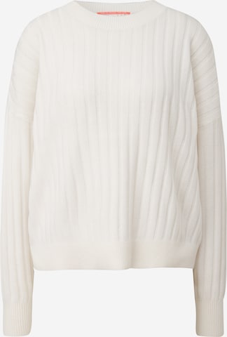 Pull-over QS en blanc : devant