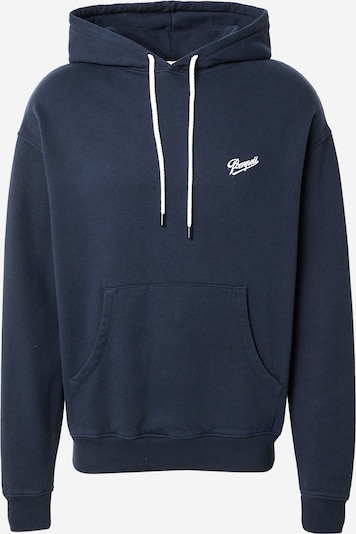 POMPEII Sweater majica 'SABONS DE POMPEII' u mornarsko plava / bijela, Pregled proizvoda