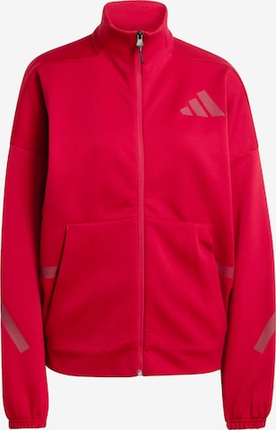 ADIDAS SPORTSWEAR Trainingsjack 'Z.N.E.' in Rood: voorkant