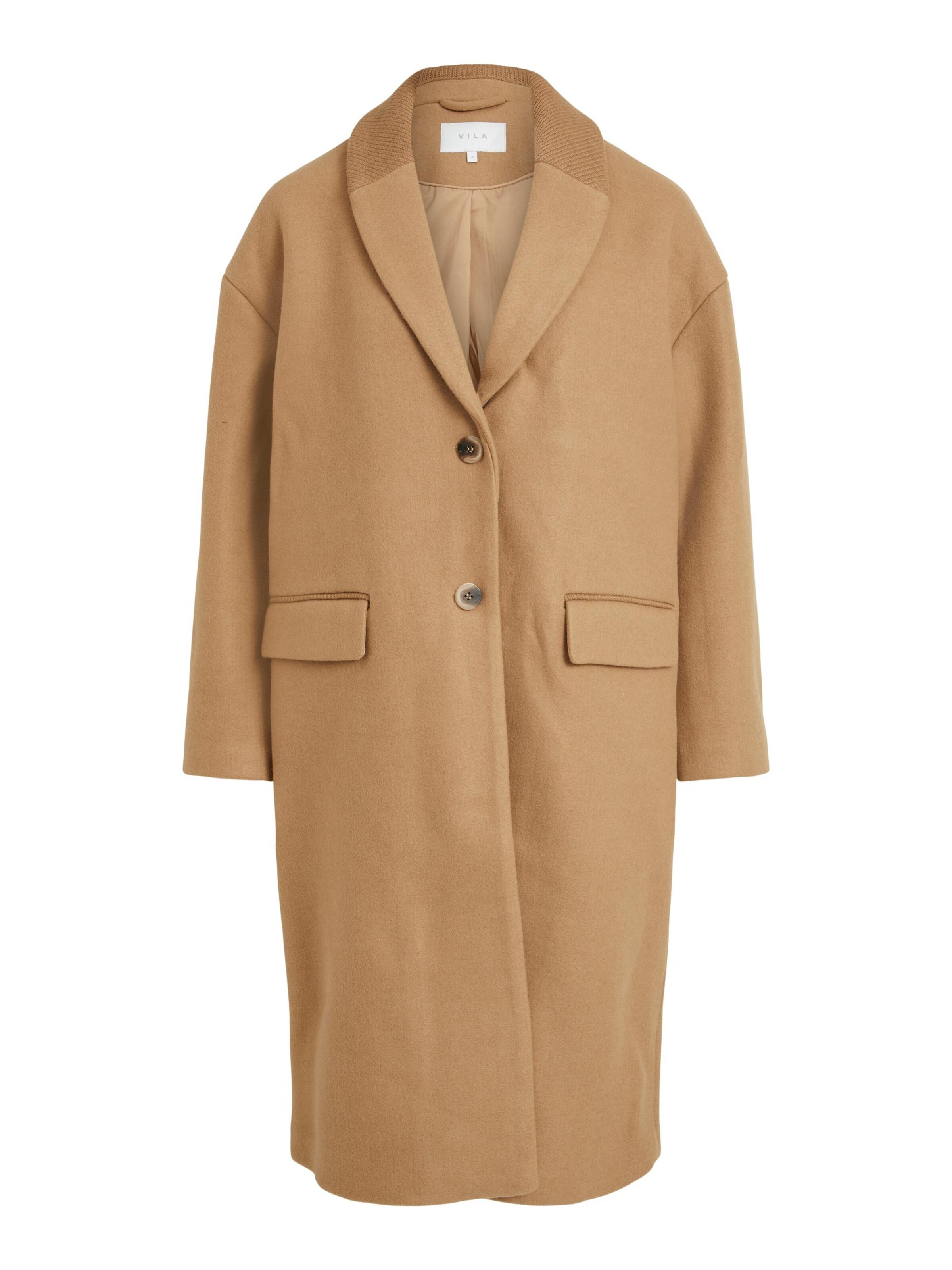 Cappotto di mezza stagione di VILA in marrone: frontale