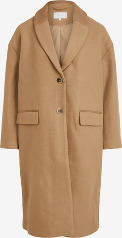 VILA Between-seasons coat in Brown: front