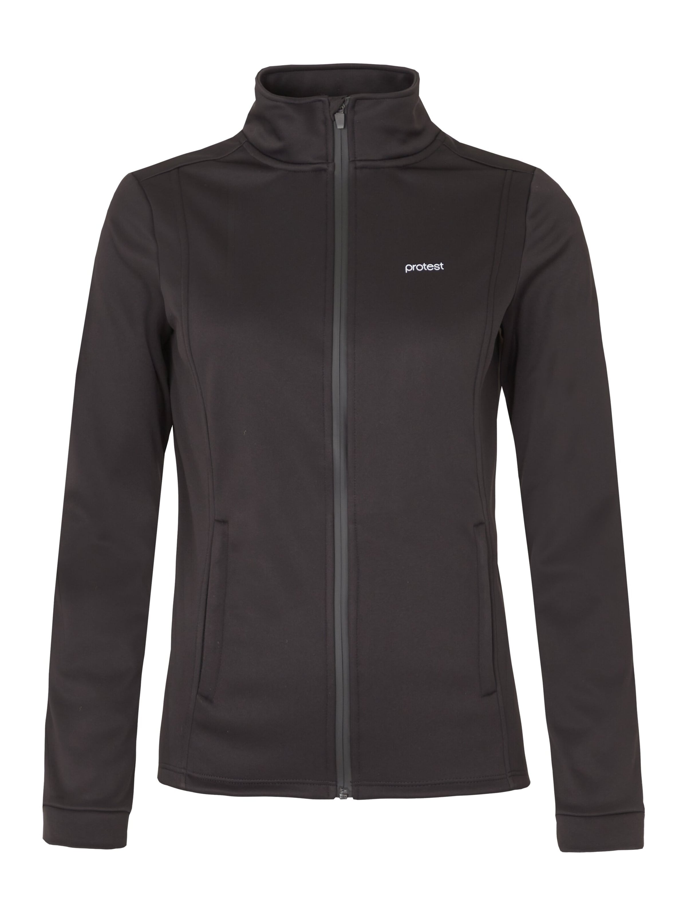 PROTEST Sportjacke 'PRTRAISIN' in Schwarz: Vorderseite