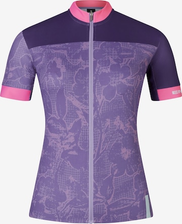ENDURA Performance shirt 'Floral Block' in Purple: front