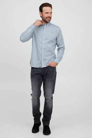 FQ1924 Regular fit Button Up Shirt 'Halvar' in Blue